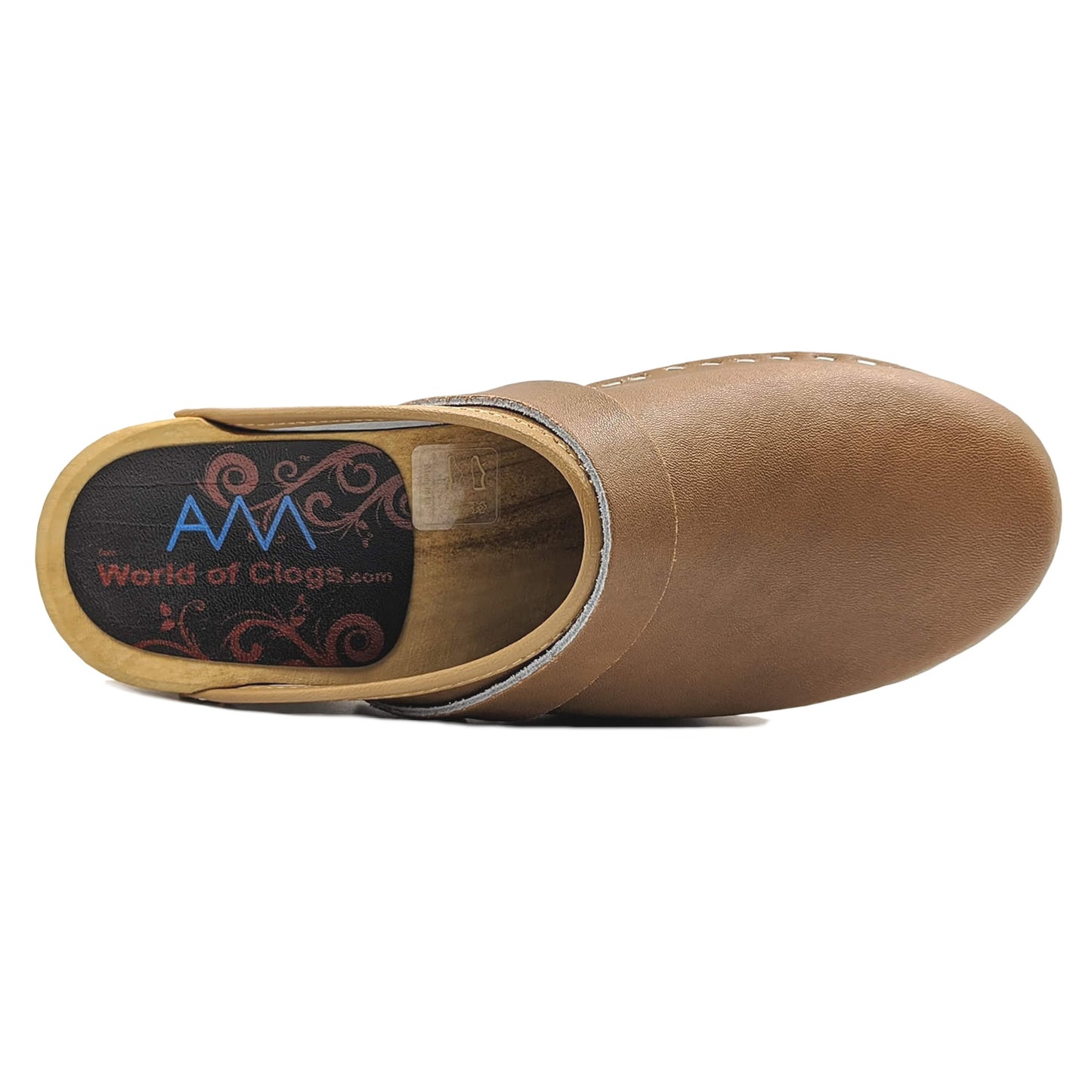 AM-Toffeln Swedish Style Clogs in Light Brown (100)