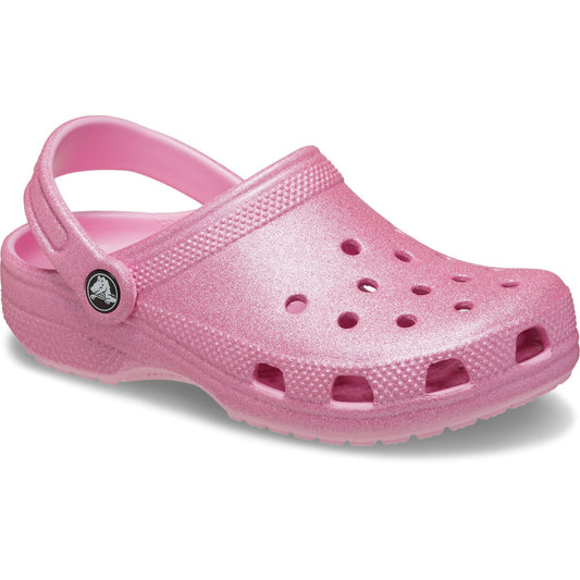 Crocs Classic Glitter Kids Clogs (206993) - Pink Tweed