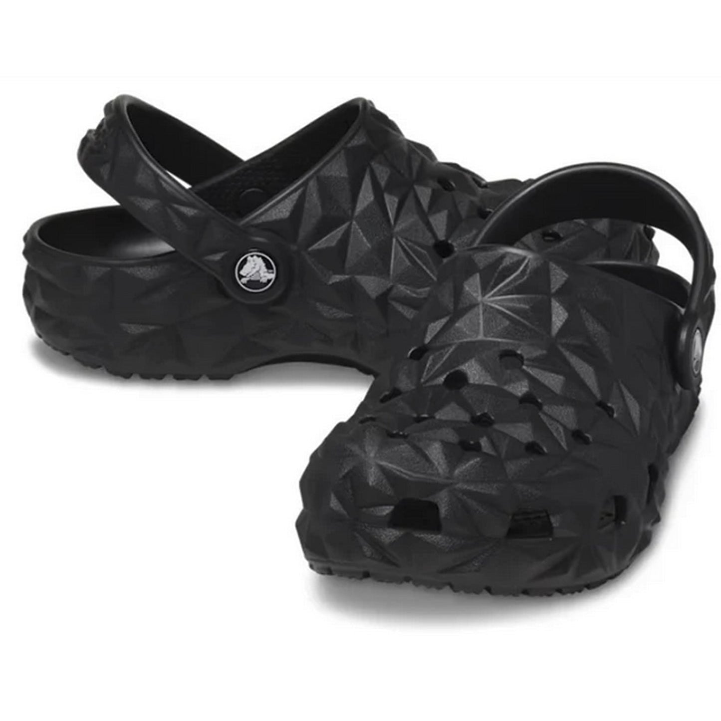 Crocs Classic Geometric Kids Clogs (209572) - Black