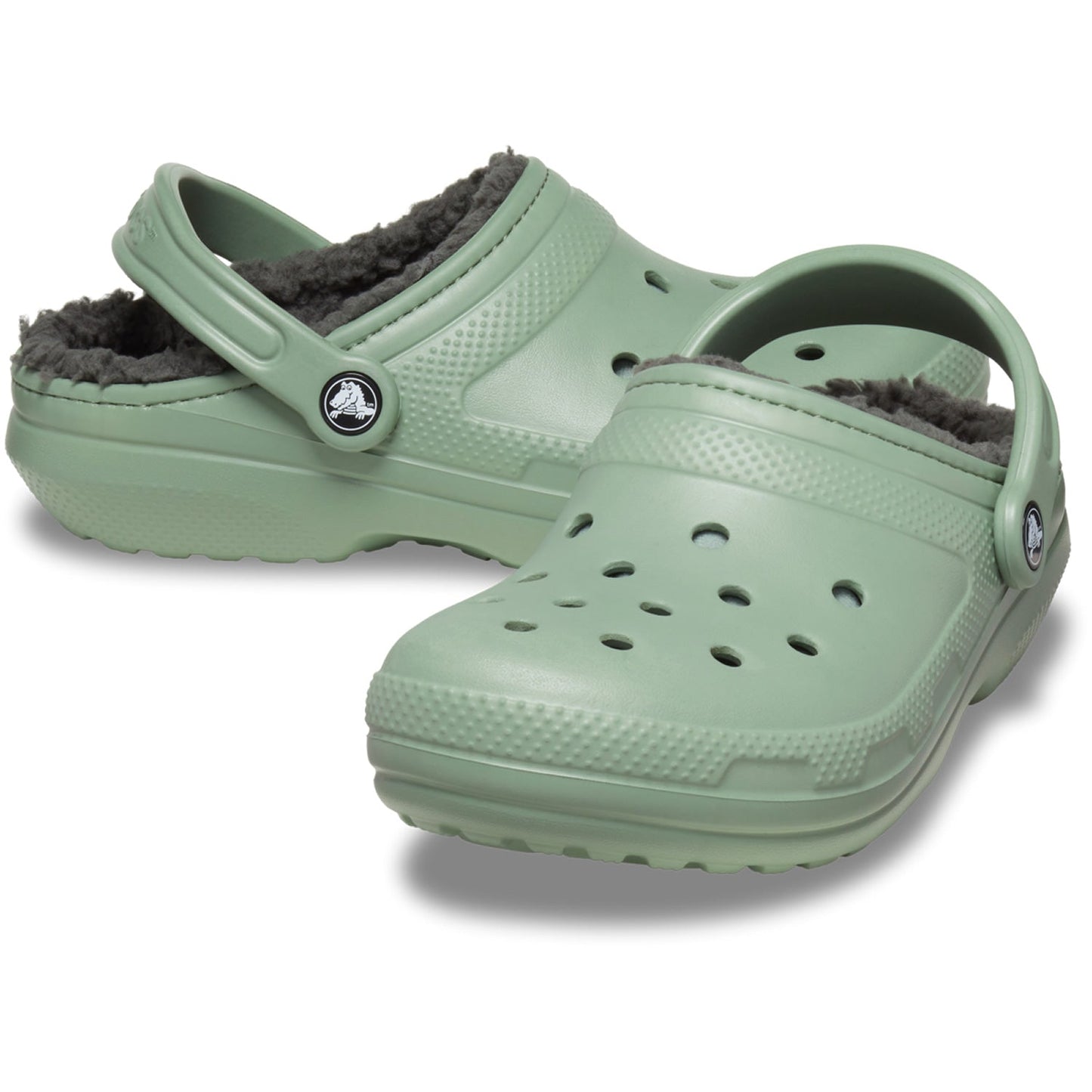 Crocs Classic Lined Clog (203591) - Moss/Multi