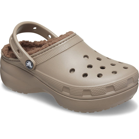 Crocs Classic Platform Lined Clog (207938) - Mushroom