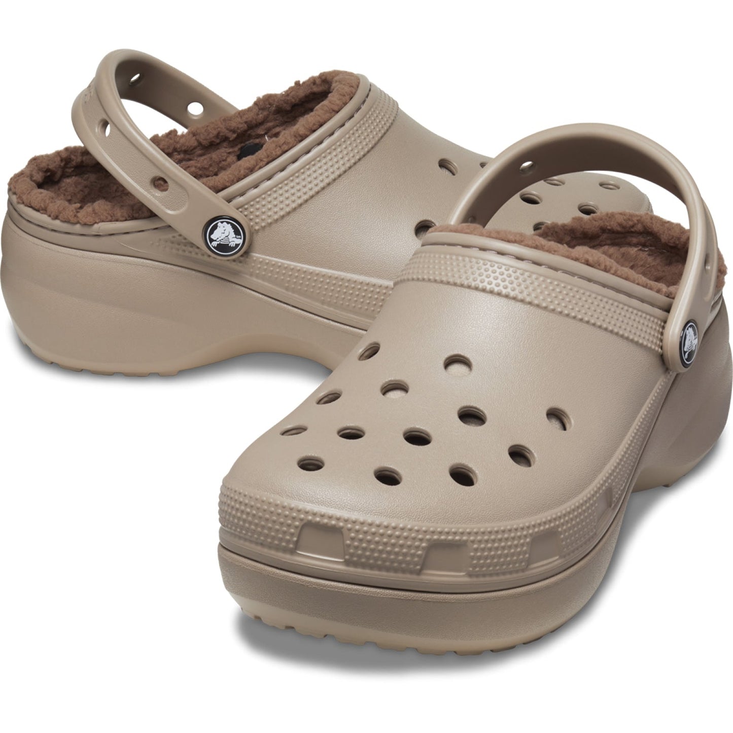 Crocs Classic Platform Lined Clog (207938) - Mushroom