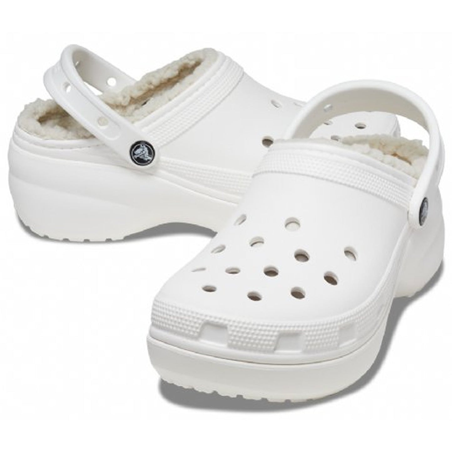 Crocs Classic Platform Lined Clog 207938 White