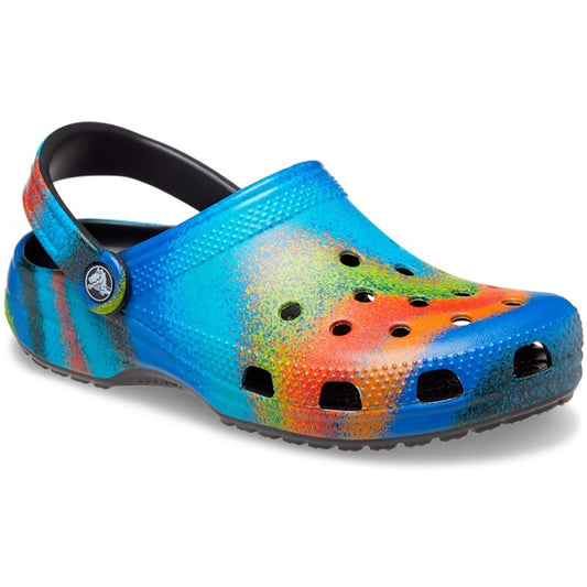 Crocs Classic Spray Dye Clog (208054) - Black/Multi