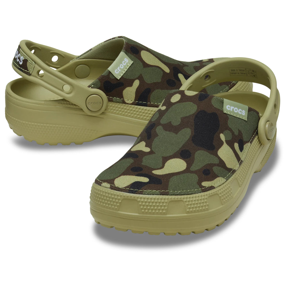 Crocs Crafted Camo Clogs (214046) - Tac Green