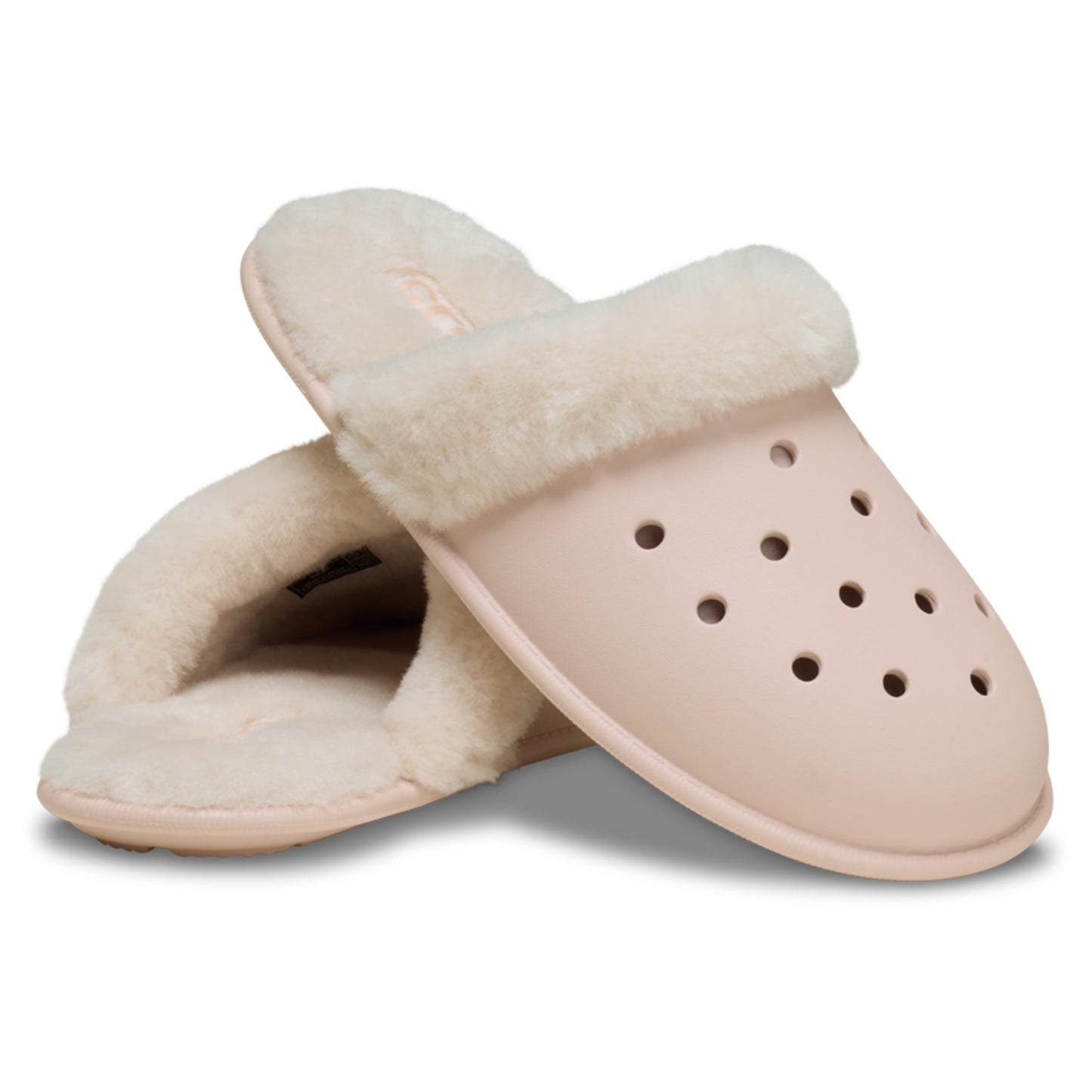 Crocs Classic Fuzz Scuff Slipper (212143) - Quartz