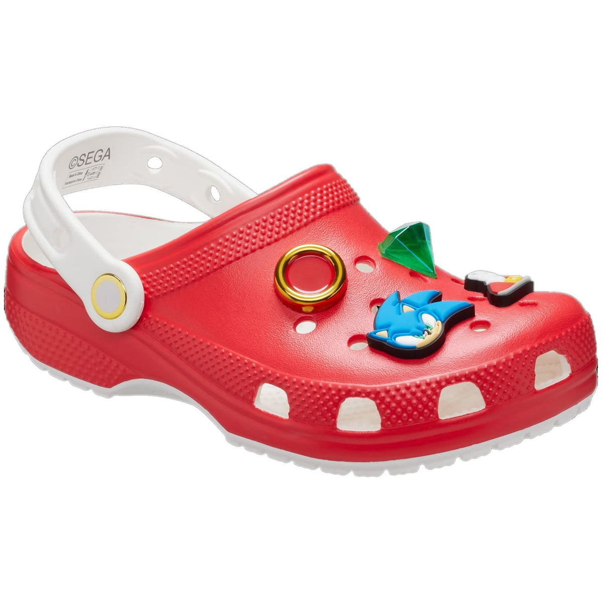 Crocs Sonic the Hedgehog Classic Kids Clogs (208642) - Red