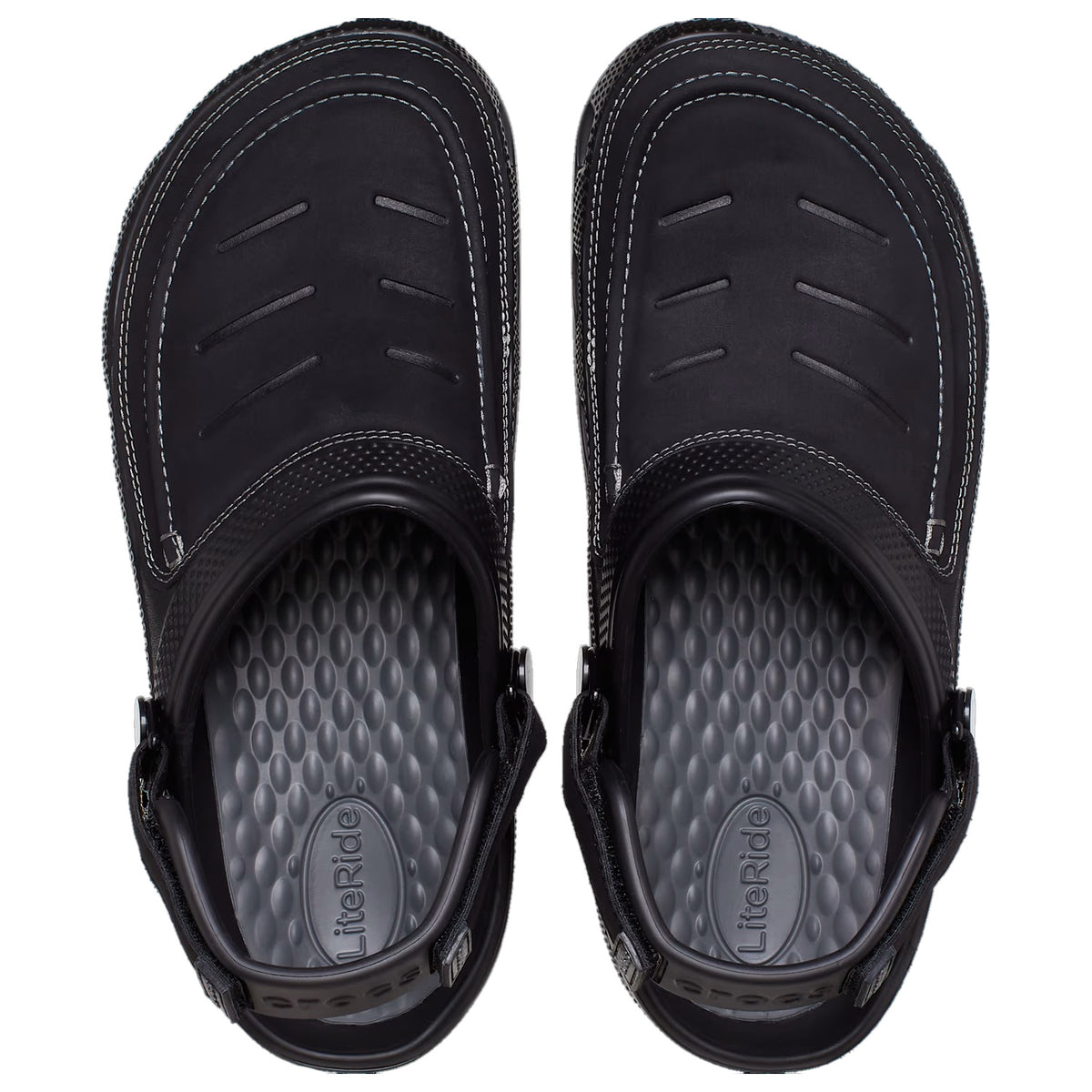 Crocs Yukon Vista II Literide Clog Men (207689) - Black/Slate Grey