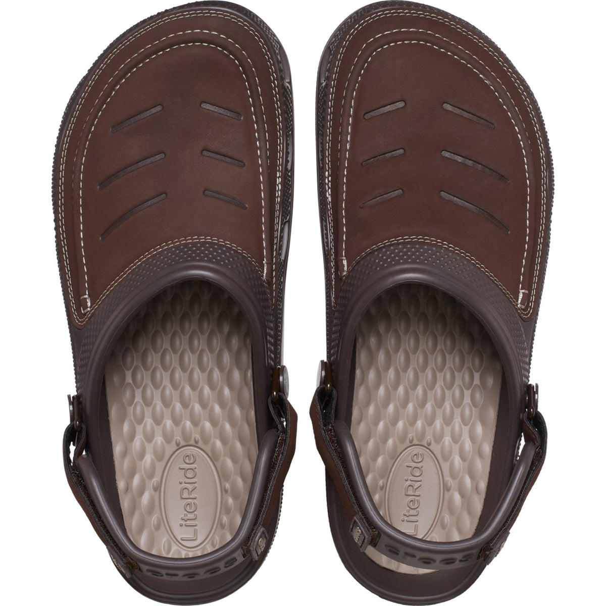 Crocs Yukon Vista II Literide Clog Men (207689) - Espresso/Mushroom