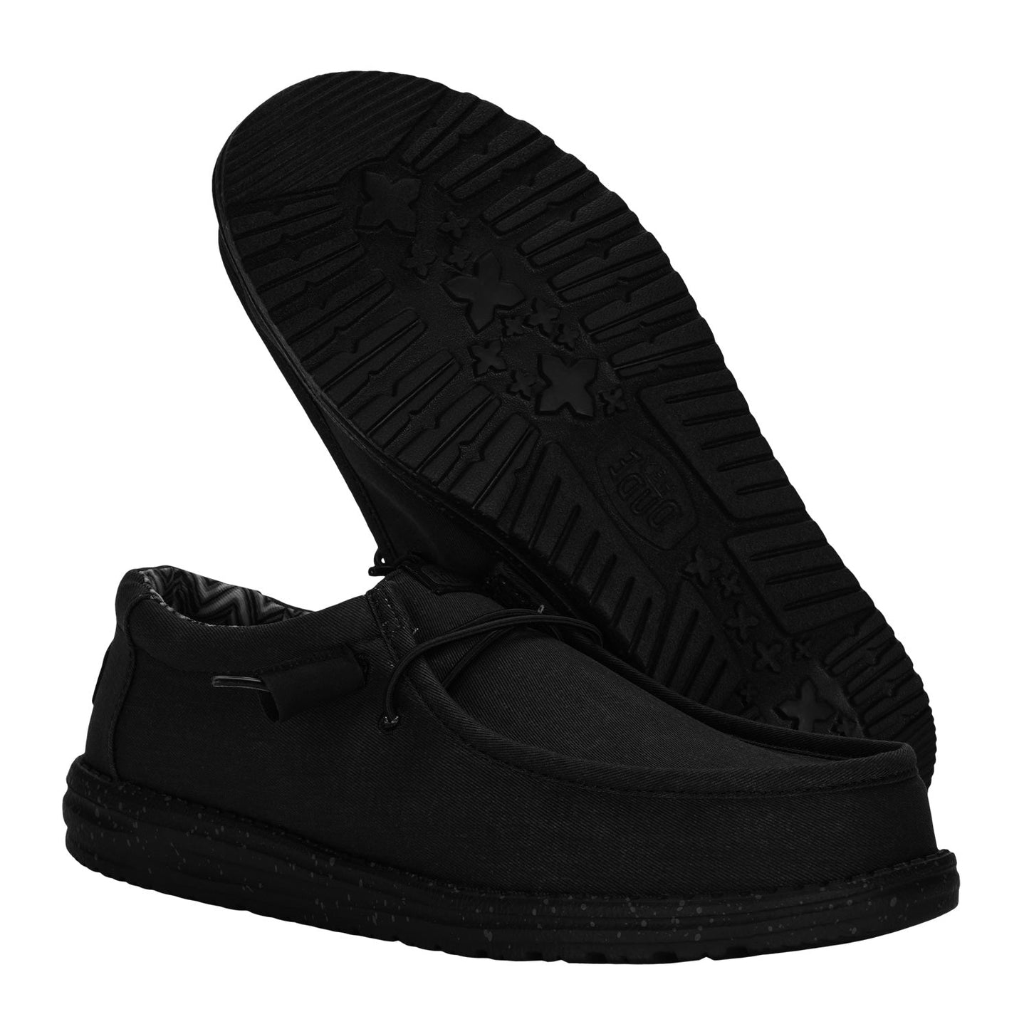 Hey Dude Wally Canvas (40700) - Black/Black