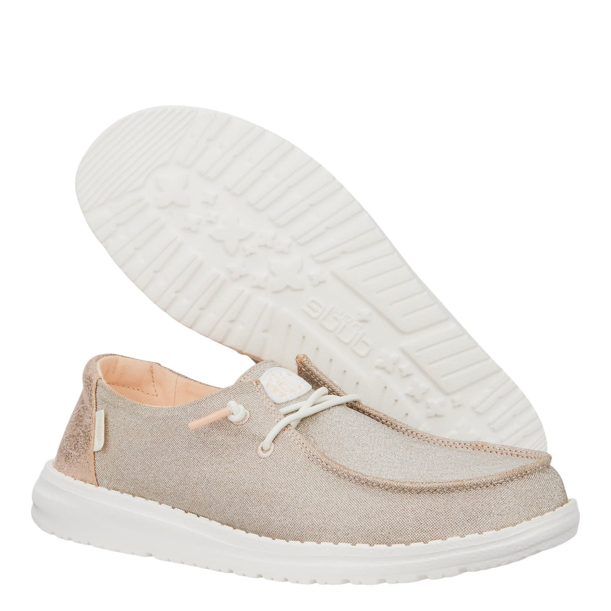 Hey Dude Wendy Metallic Sparkles (41082) - Rose Gold
