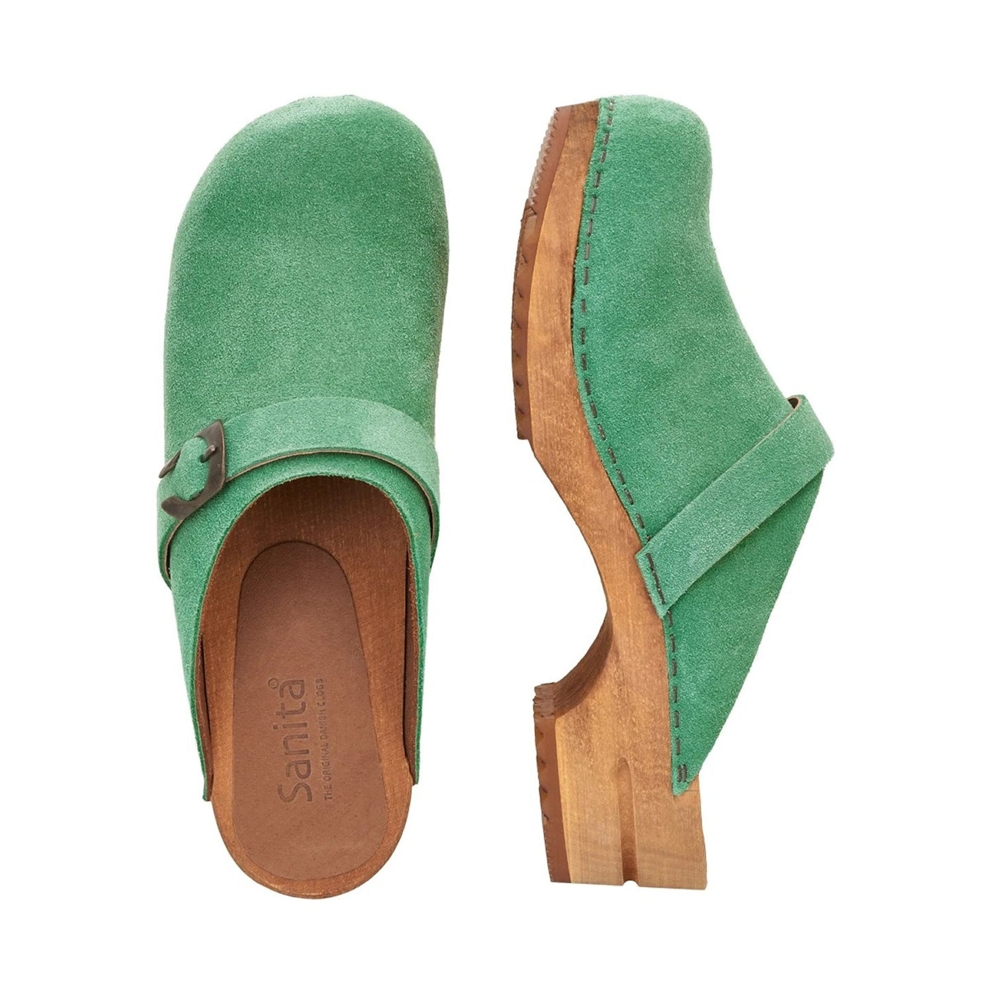 Sanita Hedi Danish Clogs in Mint
