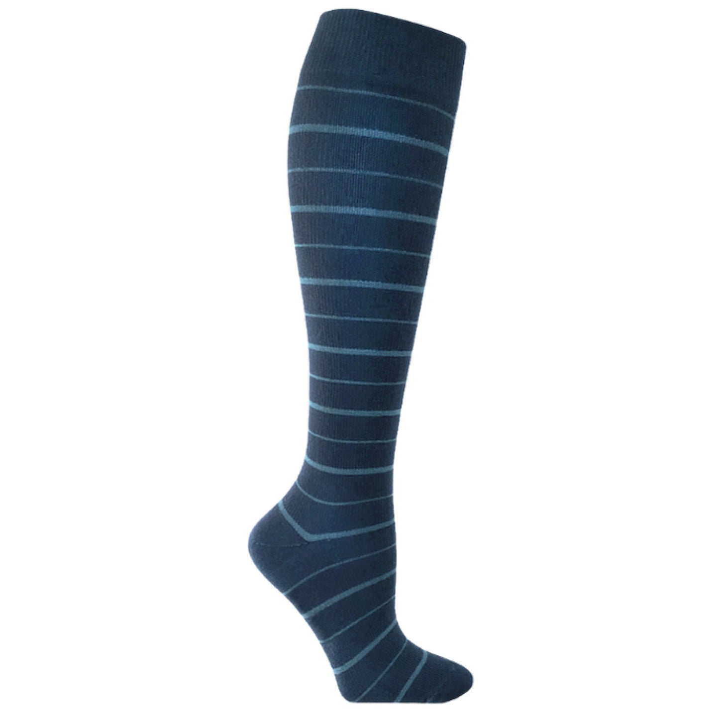 Toffeln Aktiv Cool Bamboo Compression Socks ACS Blue Stripe