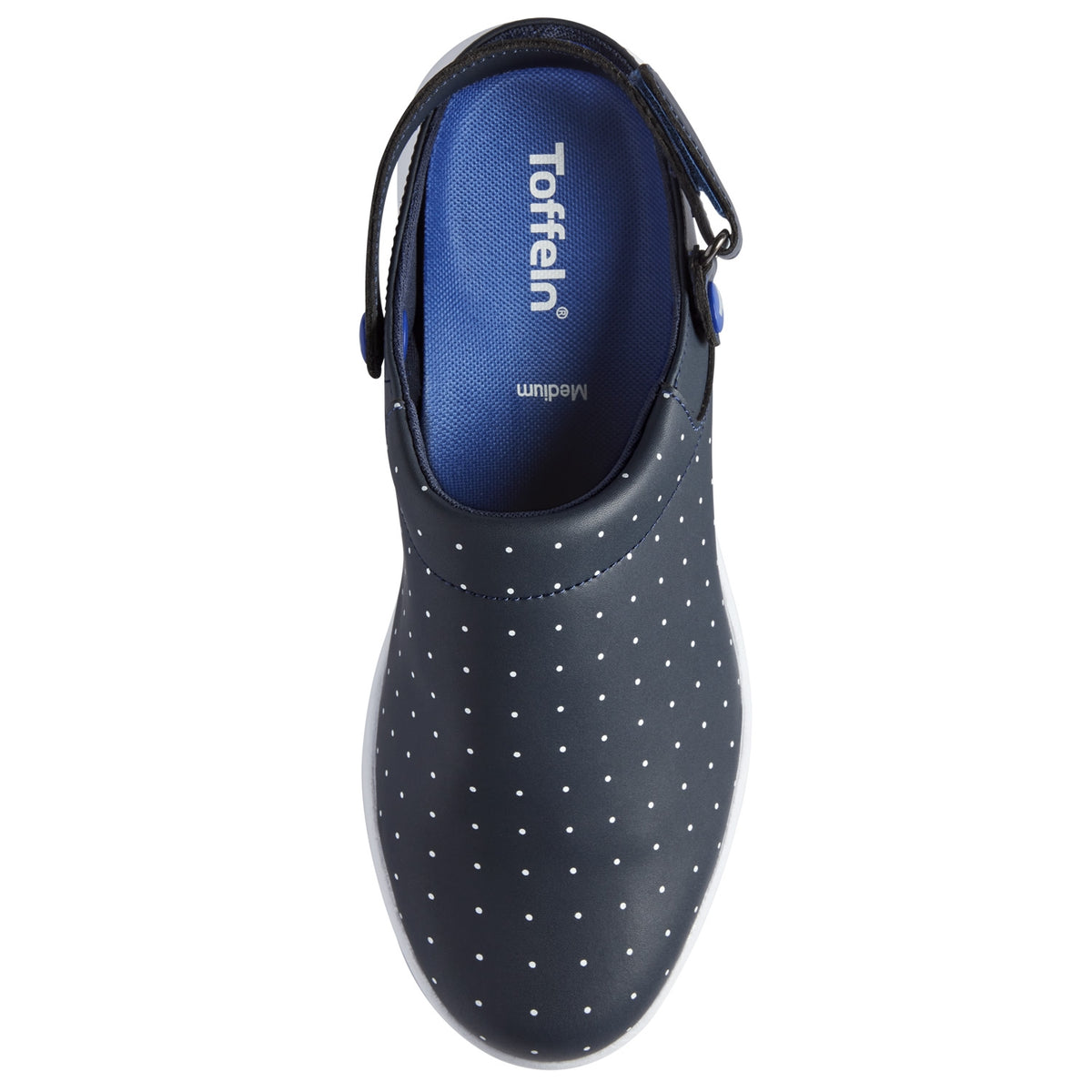 Toffeln Ultra Lite 0616 - Navy Polka Dots