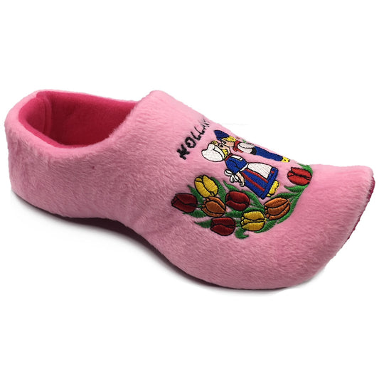 World of Clogs Dutch Clog Slippers in Pink