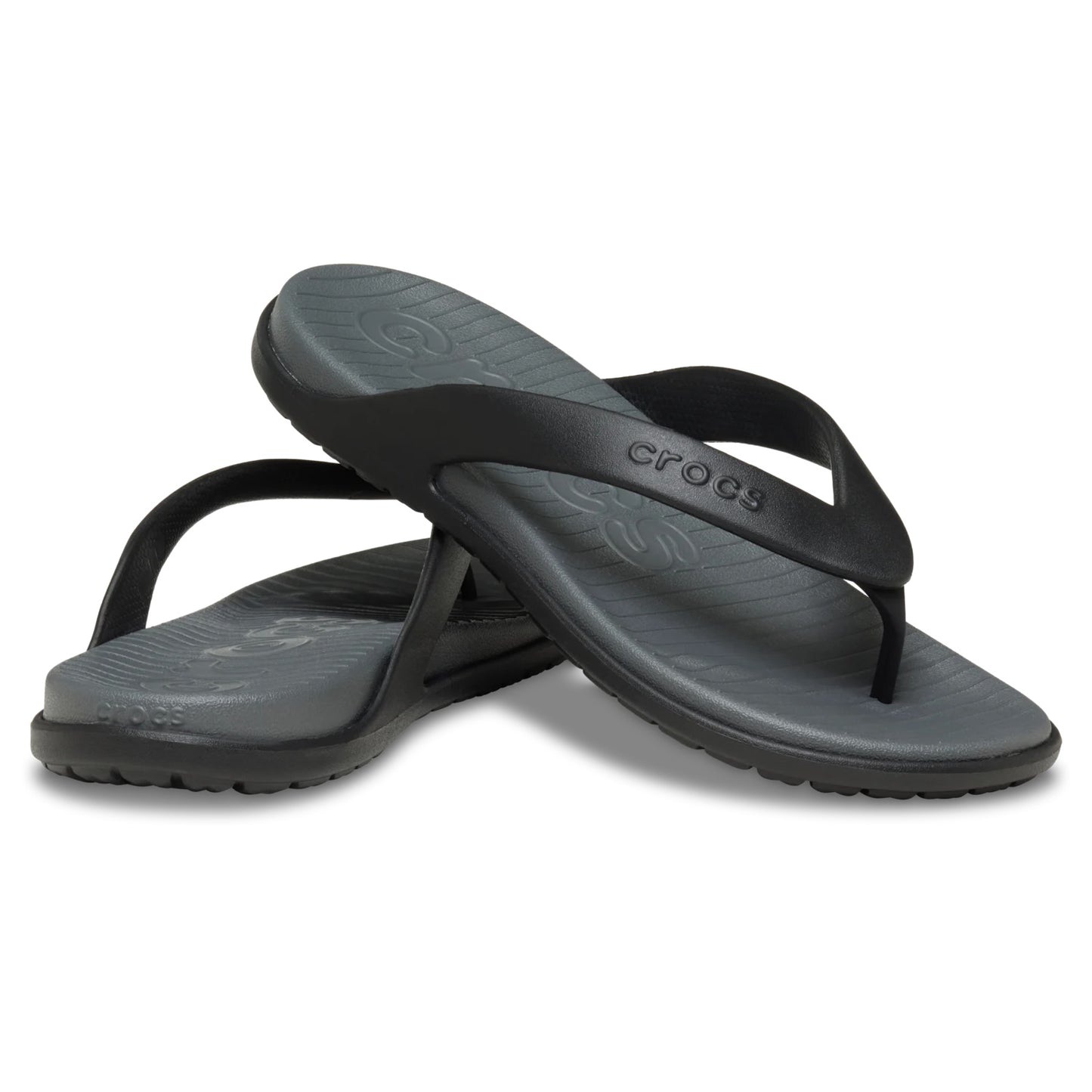 Crocs Coast Flip (212035) - Black/Slate Grey