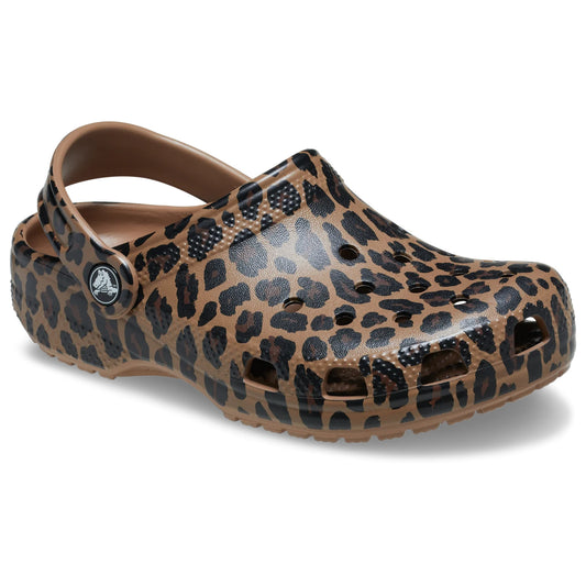 Crocs Classic Animal Kids Clogs (211881) - Sepia/Leopard