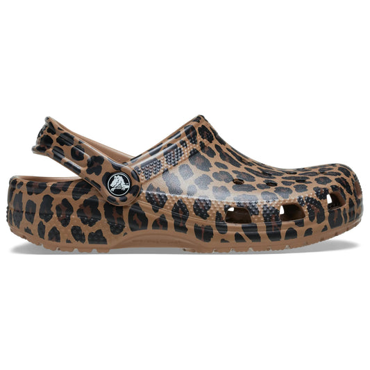 Crocs Classic Animal Kids Clogs (211881) - Sepia/Leopard