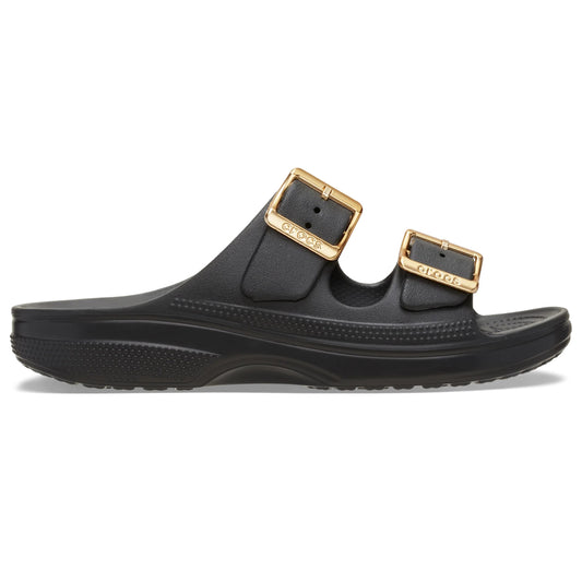 Crocs Saturday Metallic Buckle Sandal Women (213316) - Black